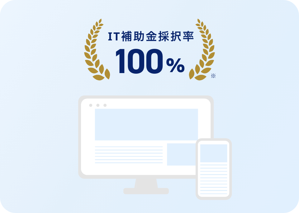 補助金採択率100%を達成