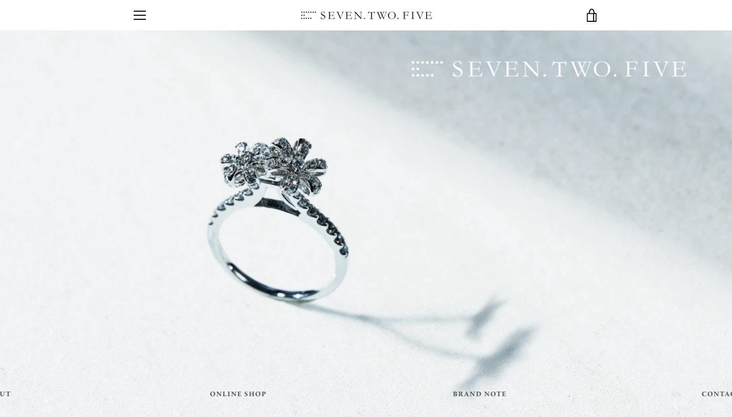 D2Cブランド7.SEVEN.TWO.FIVE