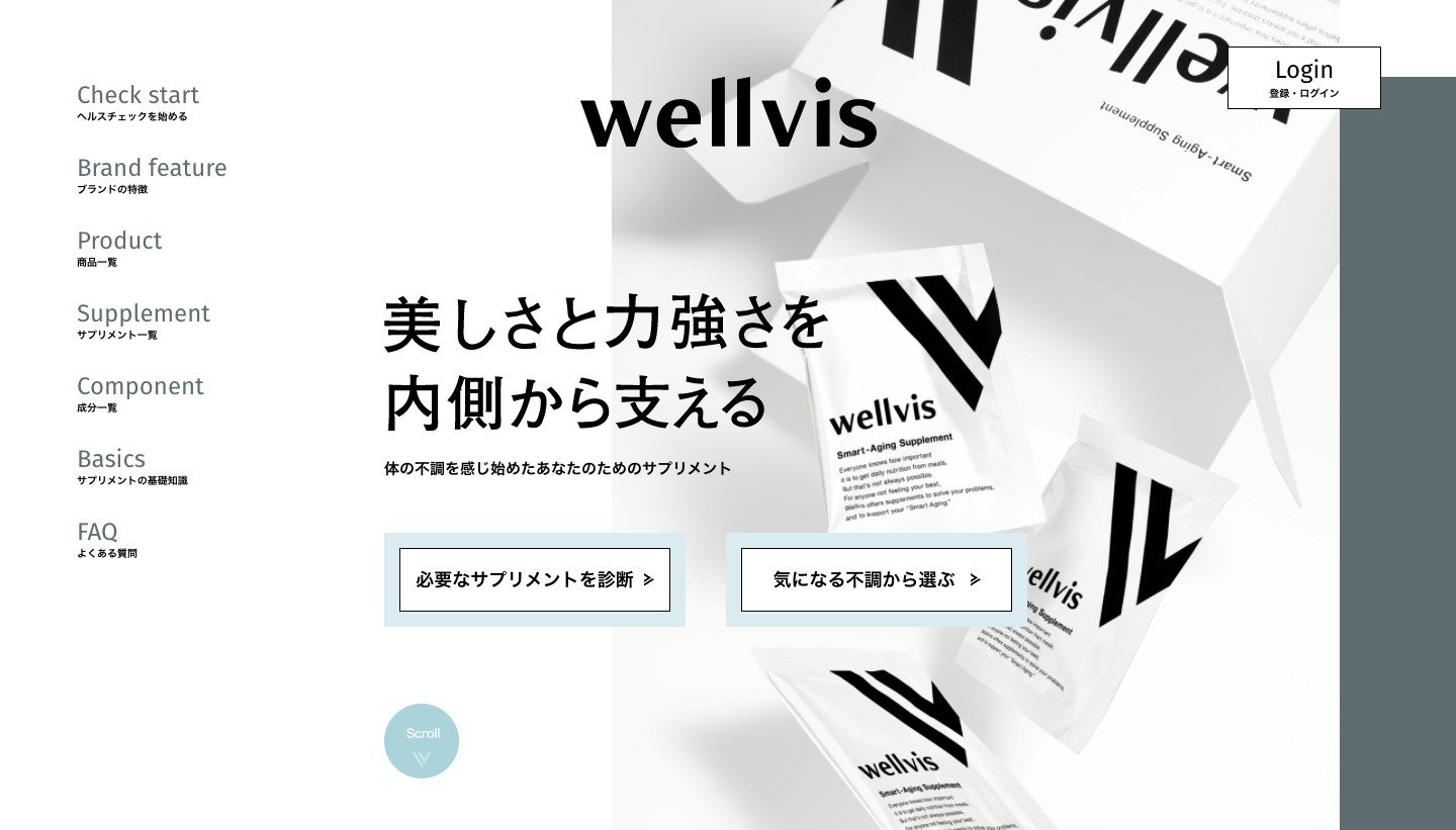 D2Cブランド78.Wellvis
