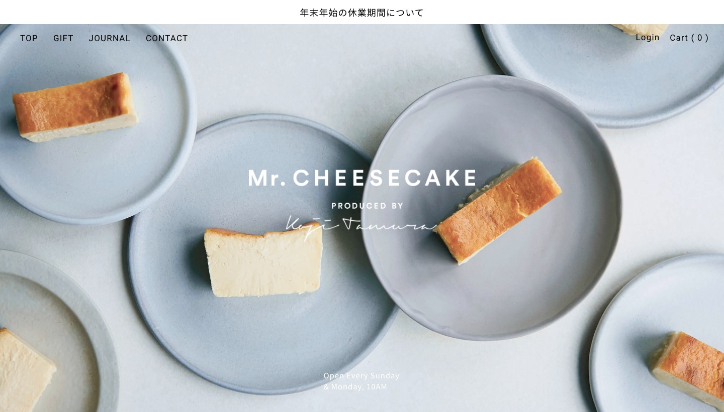 D2Cブランド94.Mr. CHEESECAKE