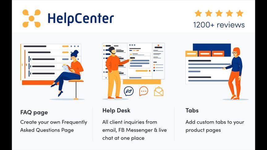 HelpCenter | FAQ HelpDesk Tabs