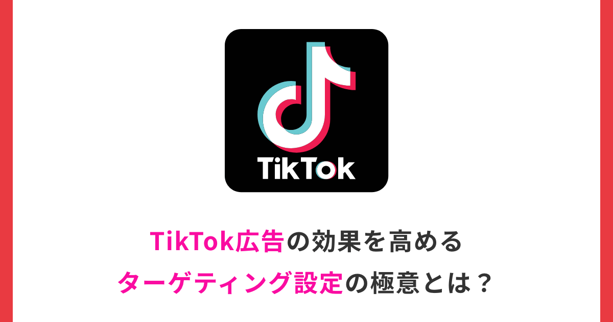 TikTok広告の効果を高めるターゲティング設定の極意とは？