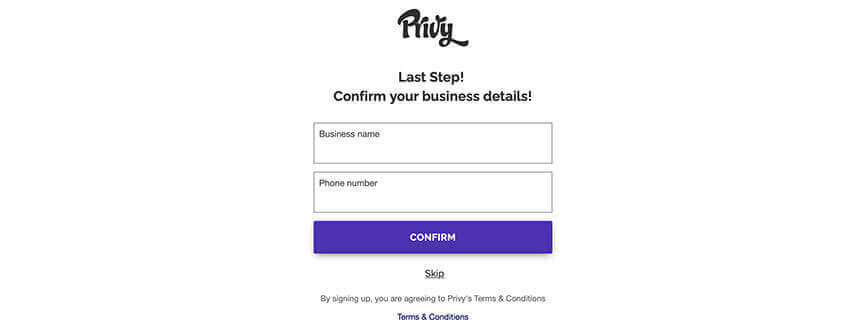 Privy ‑ Pop Ups, Email, & SMSを