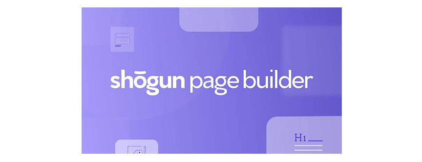 ⑦ Shogun Landing Page Builder