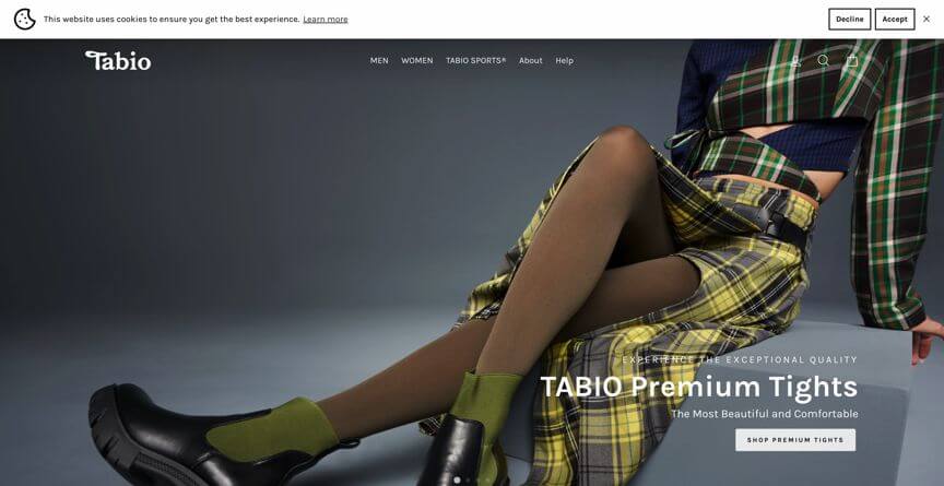 Shopifyの導入事例：Tabio