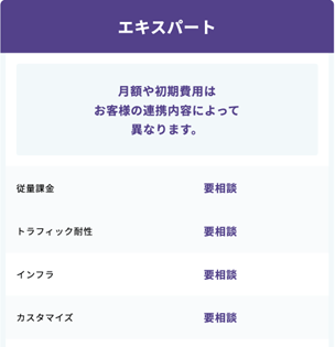 エキスパートプラン