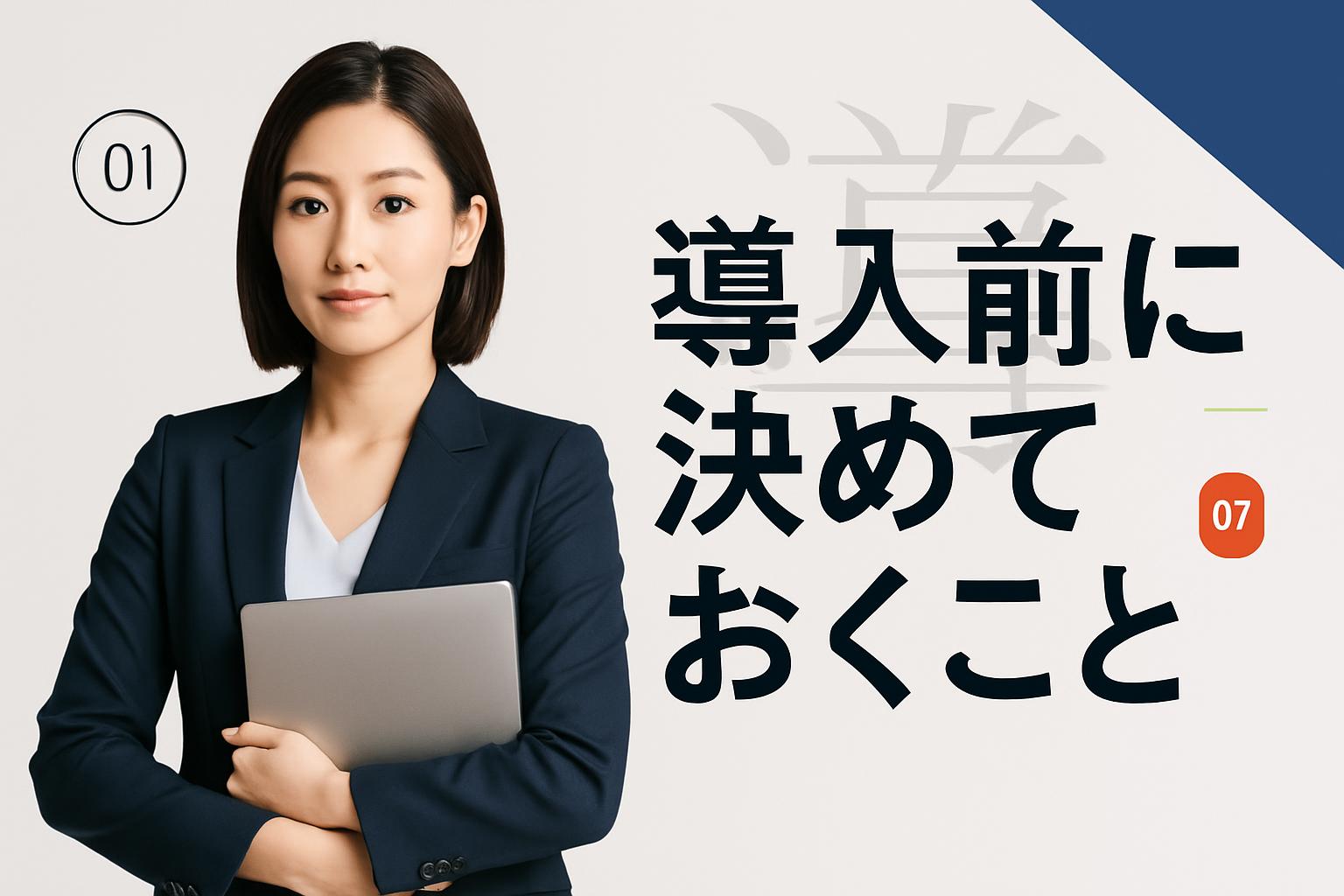 導入前に決めておくこと