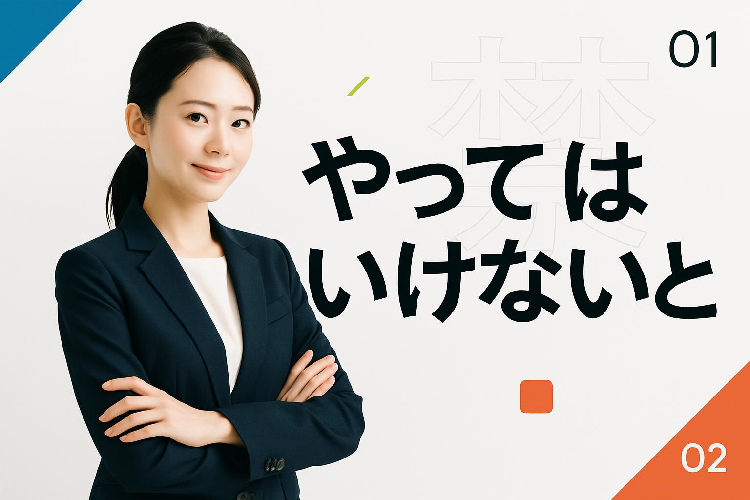 やってはいけないこと