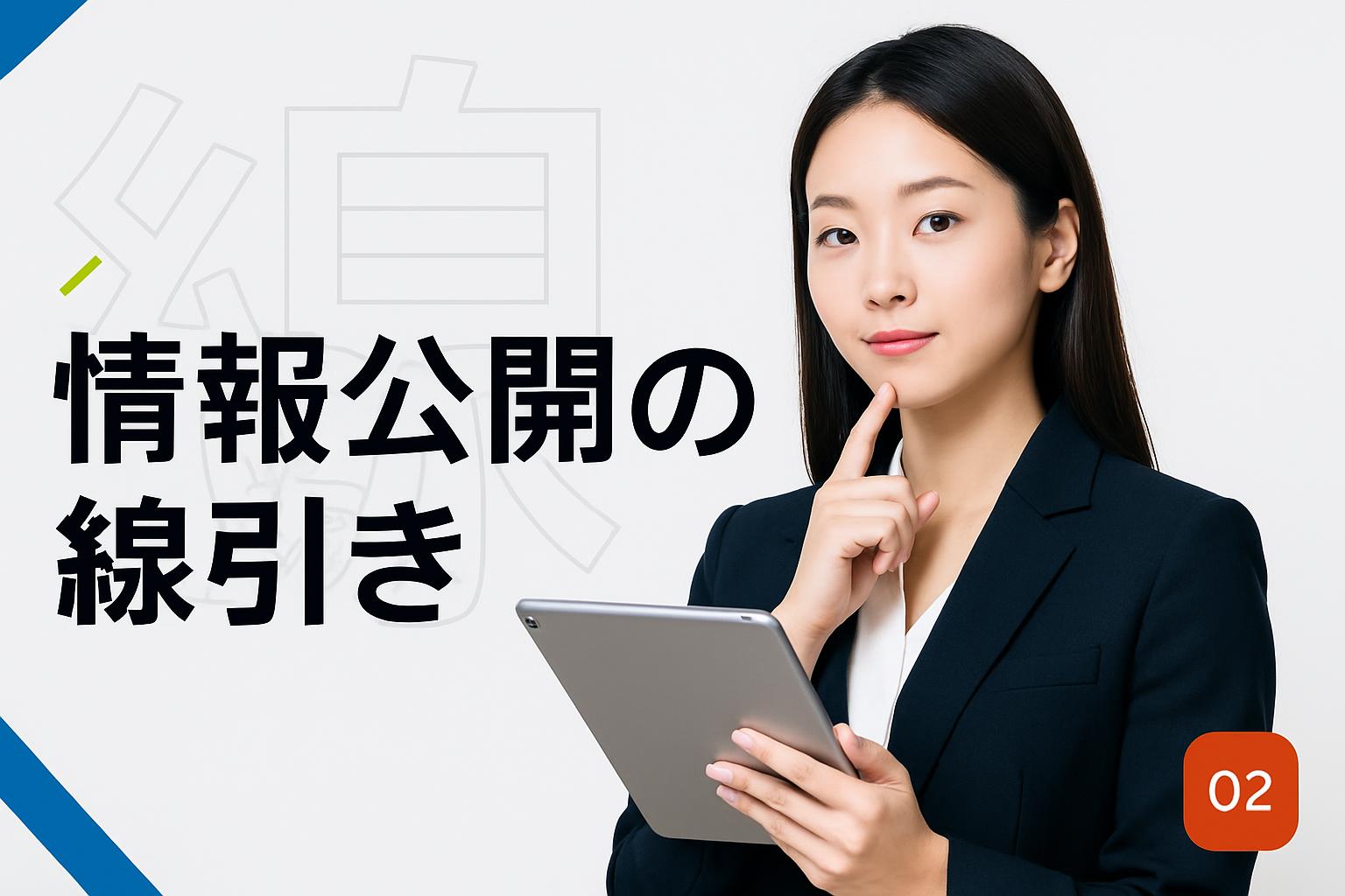 出してよいものと、出してはいけないものの線引き