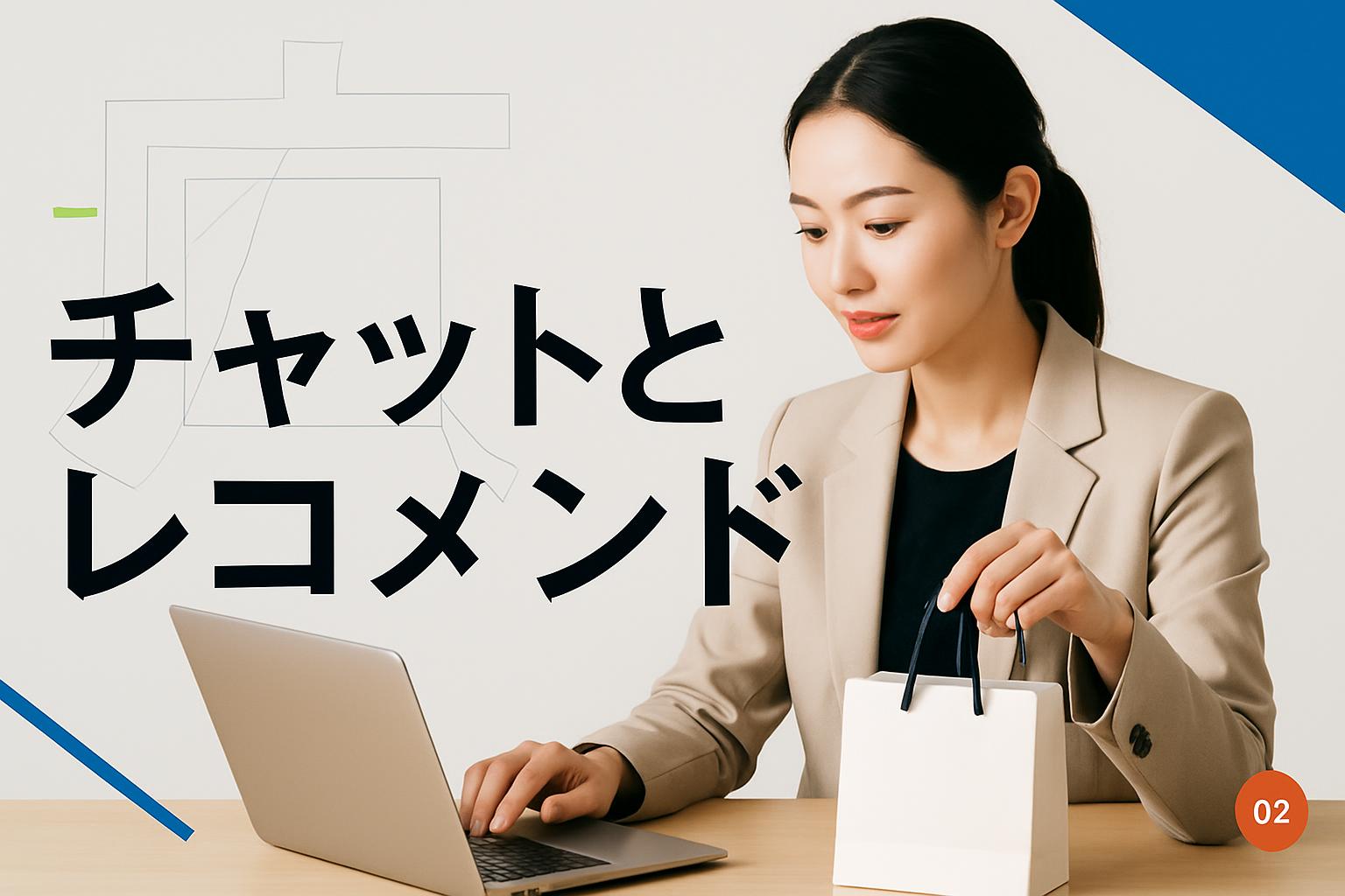 チャットとレコメンドの置き方